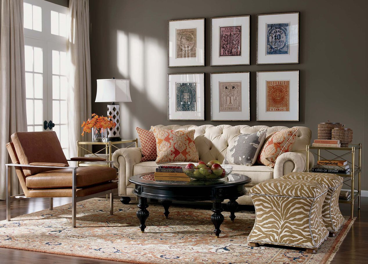 Jericho Leather Chair Chairs & Chaises Ethan Allen