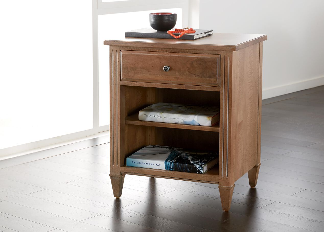 Jason Night Table Ethan Allen Maple Nightstand Ethan Allen