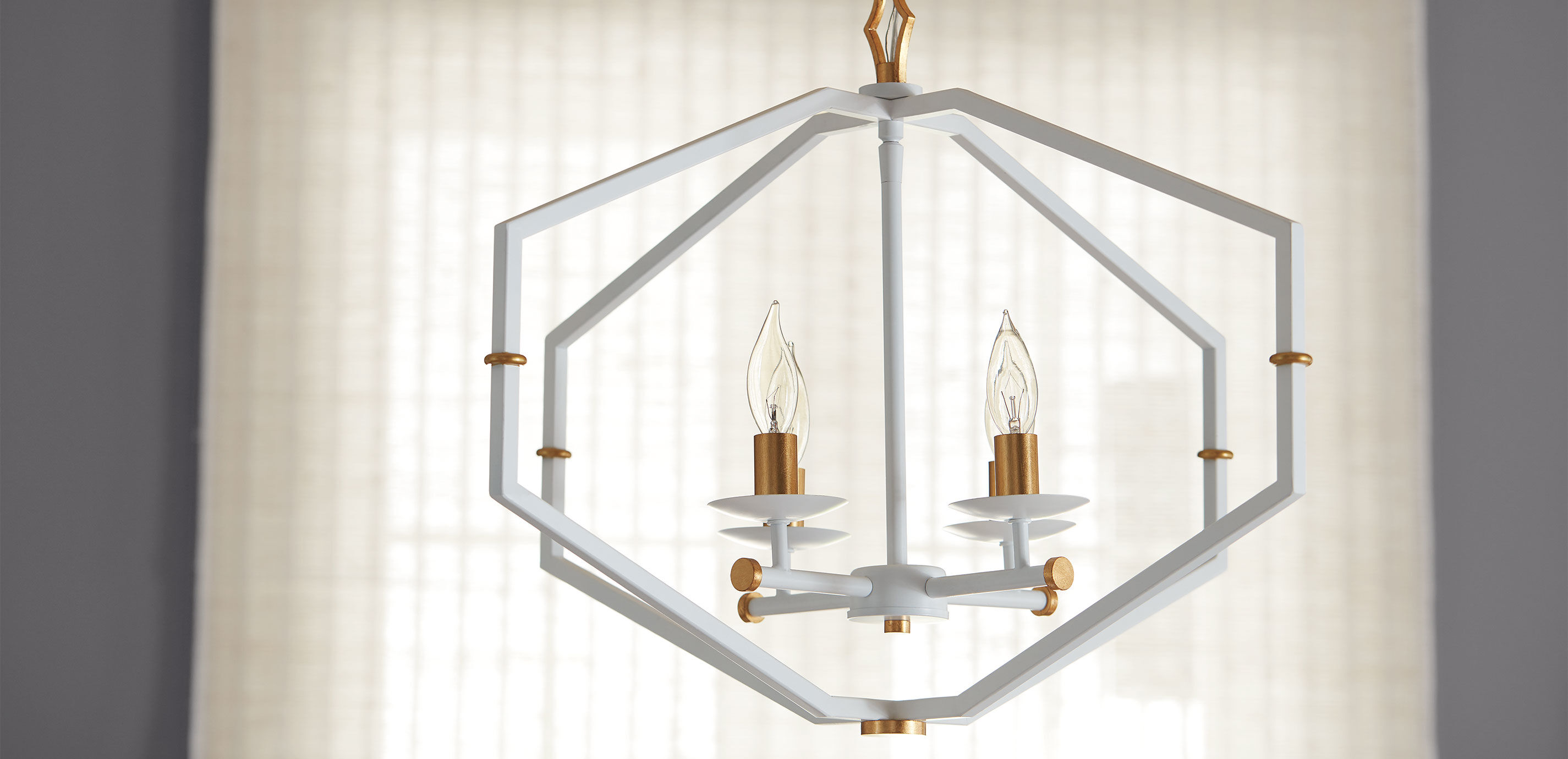 Modern white chandelier on sale