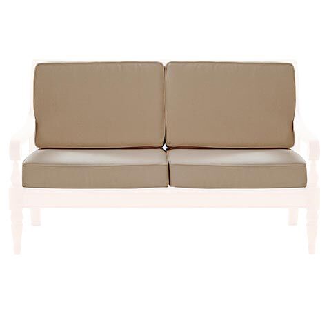 Millbrook Outdoor Loveseat Replacement Cushion Set image