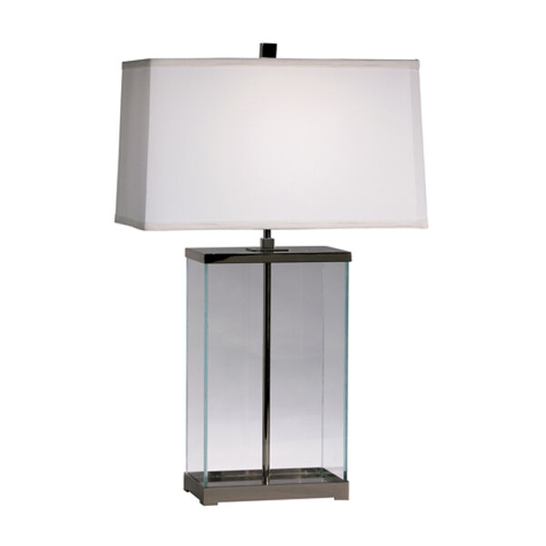 Rectangular Glass Table Lamp