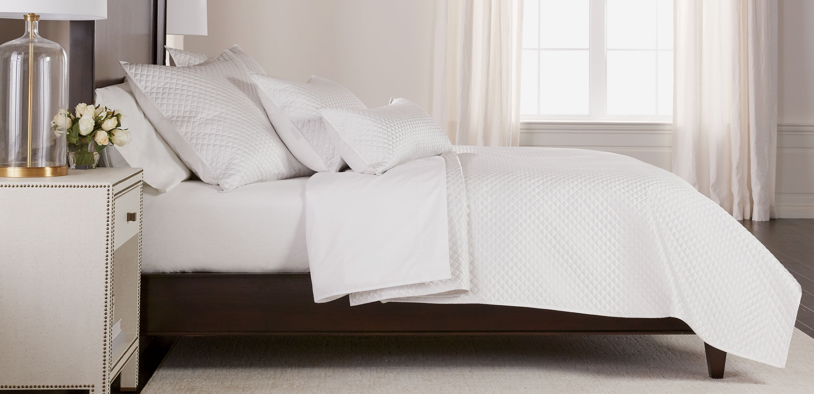 Salena Quilted Coverlet and Shams, Pearl_1