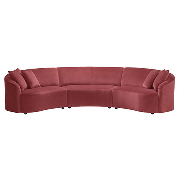 Calista Curved Three-Piece Sectional
