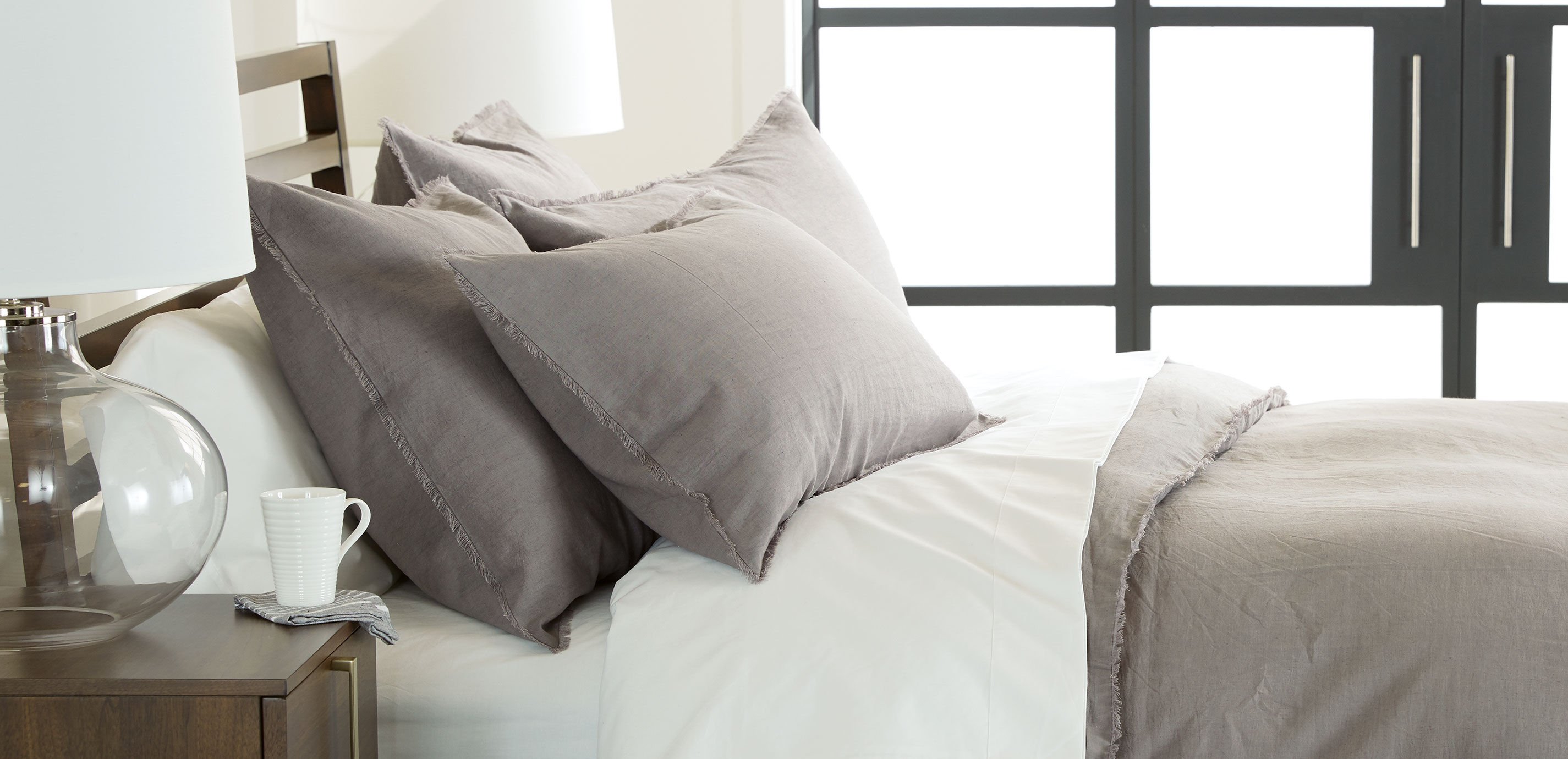 Gray Callyn Duvet Cover and Shams_2