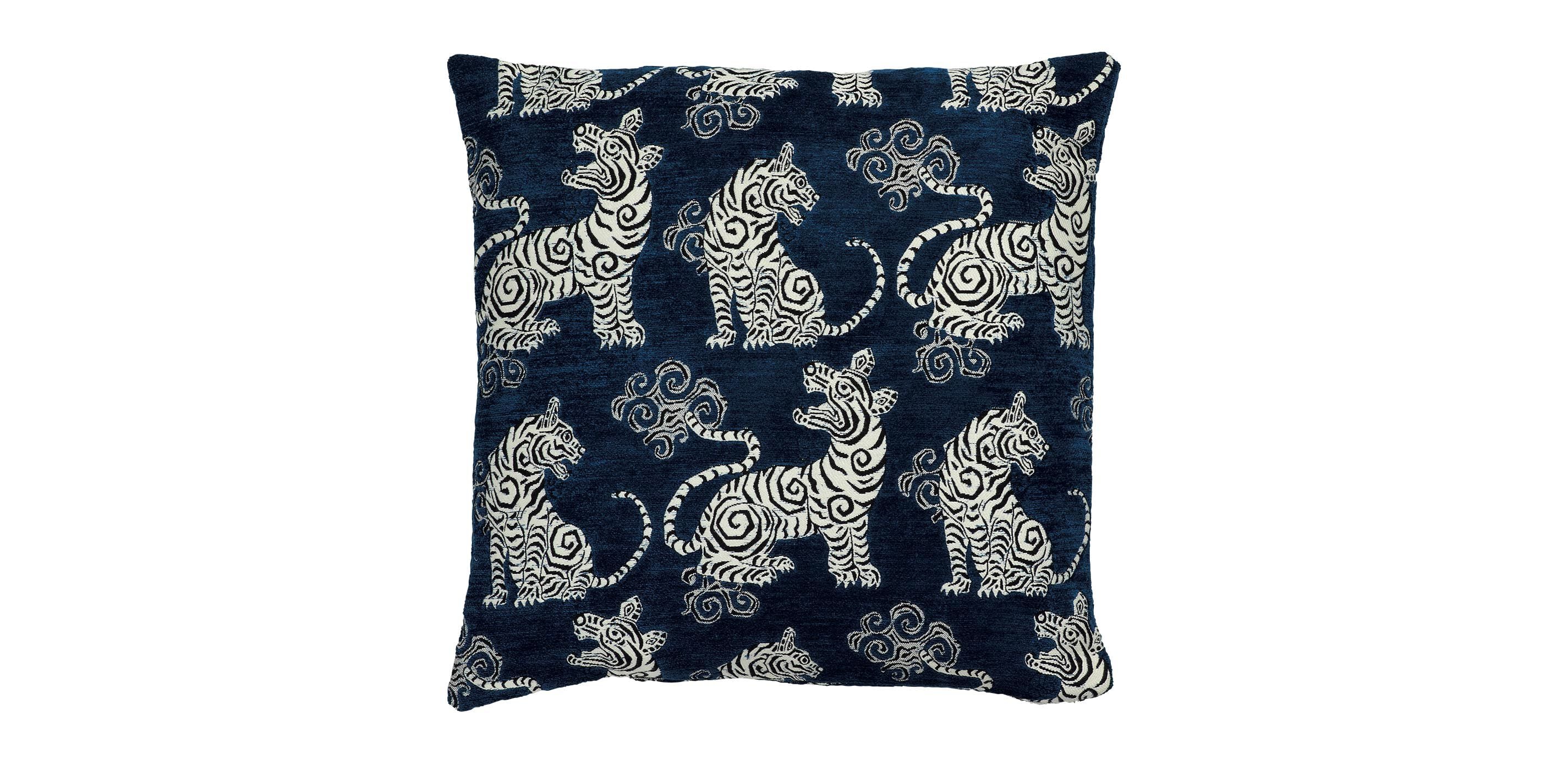 Velvet Tiger Pillow