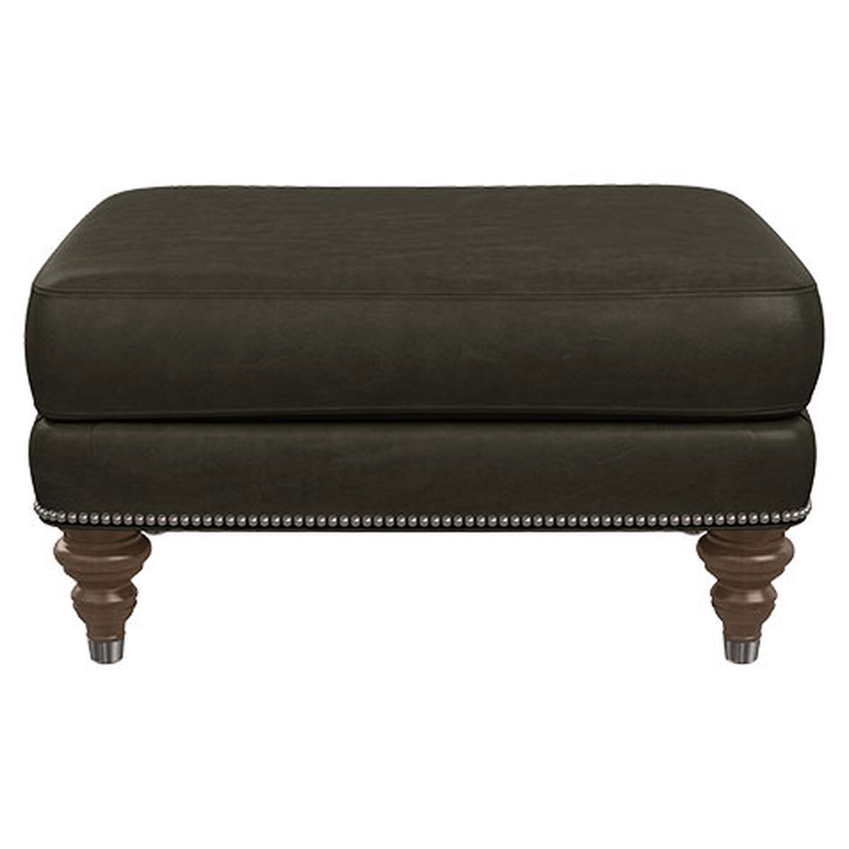 Hyde Leather Ottoman