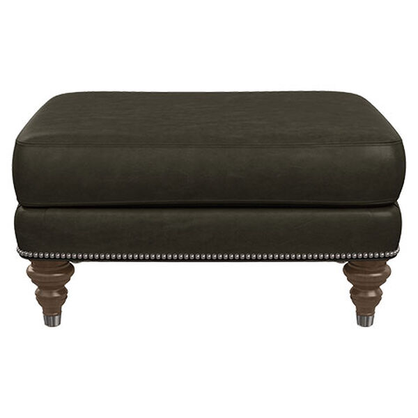 Hyde Leather Ottoman
