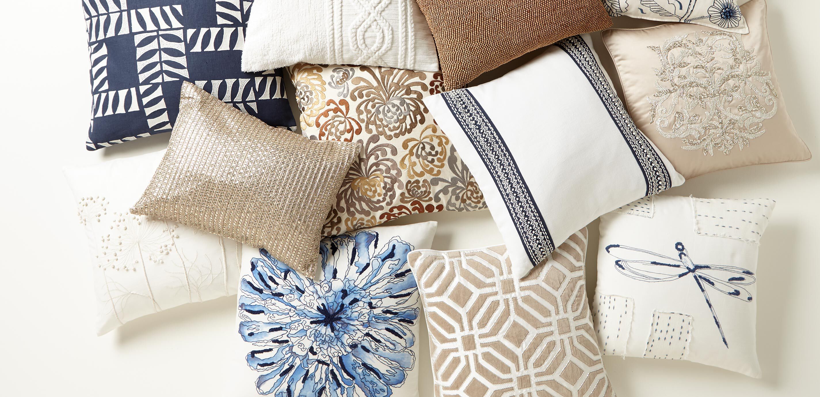 Sequined Pillow, Taupe_3