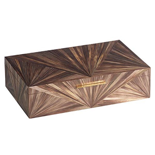 Brown Marquetry Box