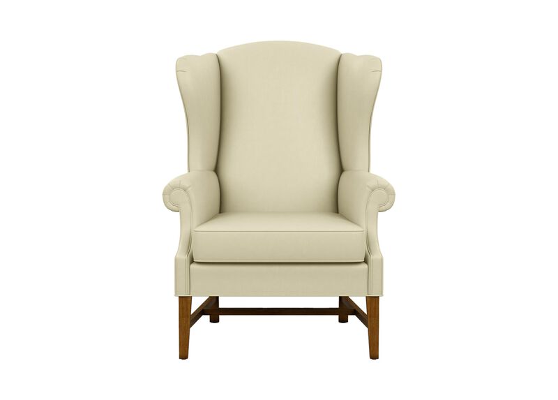 Skylar Leather Wing Chair
