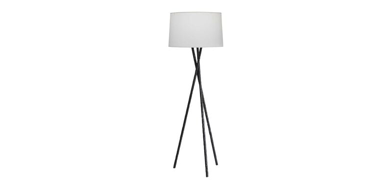 Milania Black Tripod Floor Lamp | Modern Farmhouse | Ethan Allen