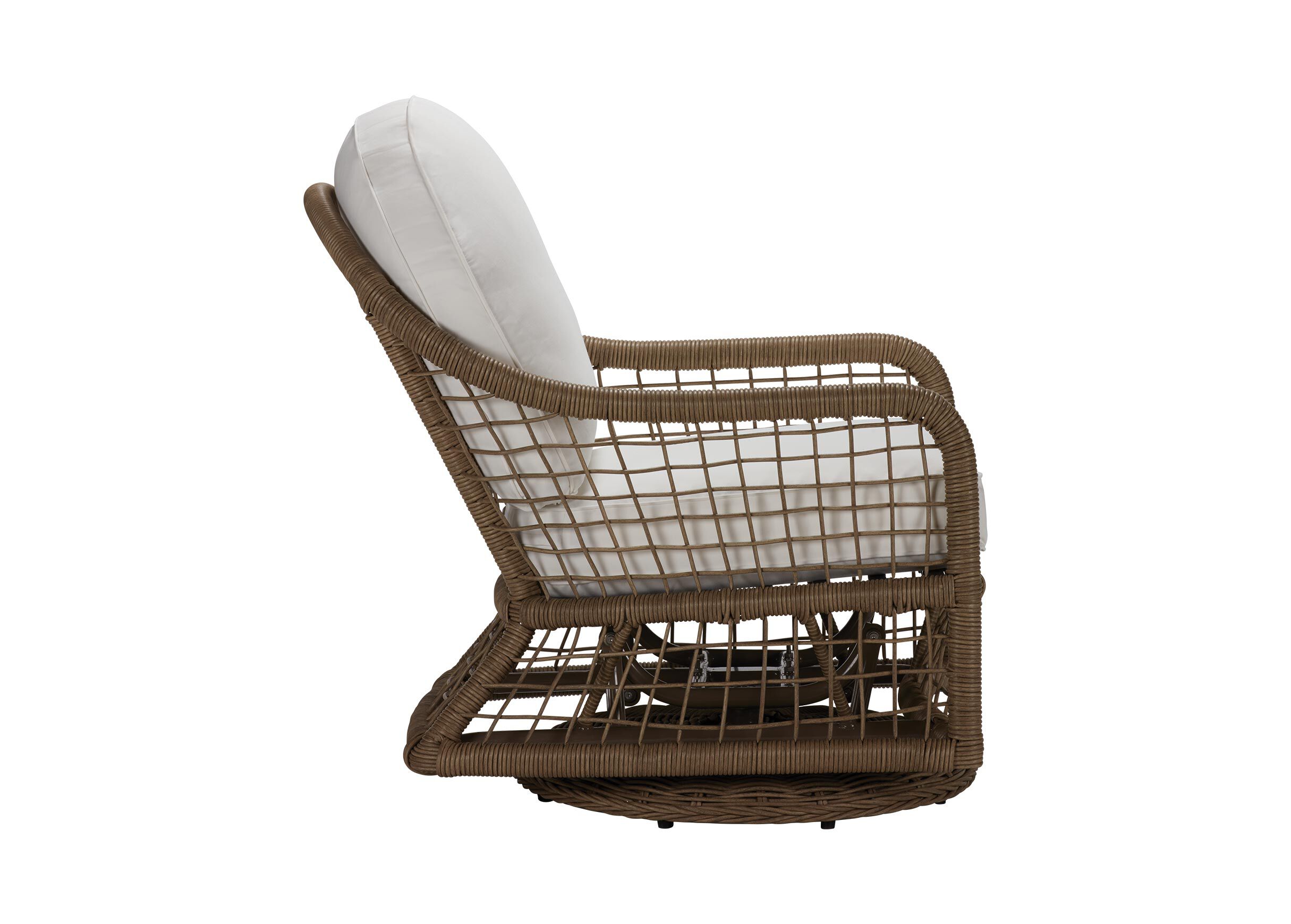 Taunton Hill Wicker Swivel Glider Chair Ethan Allen