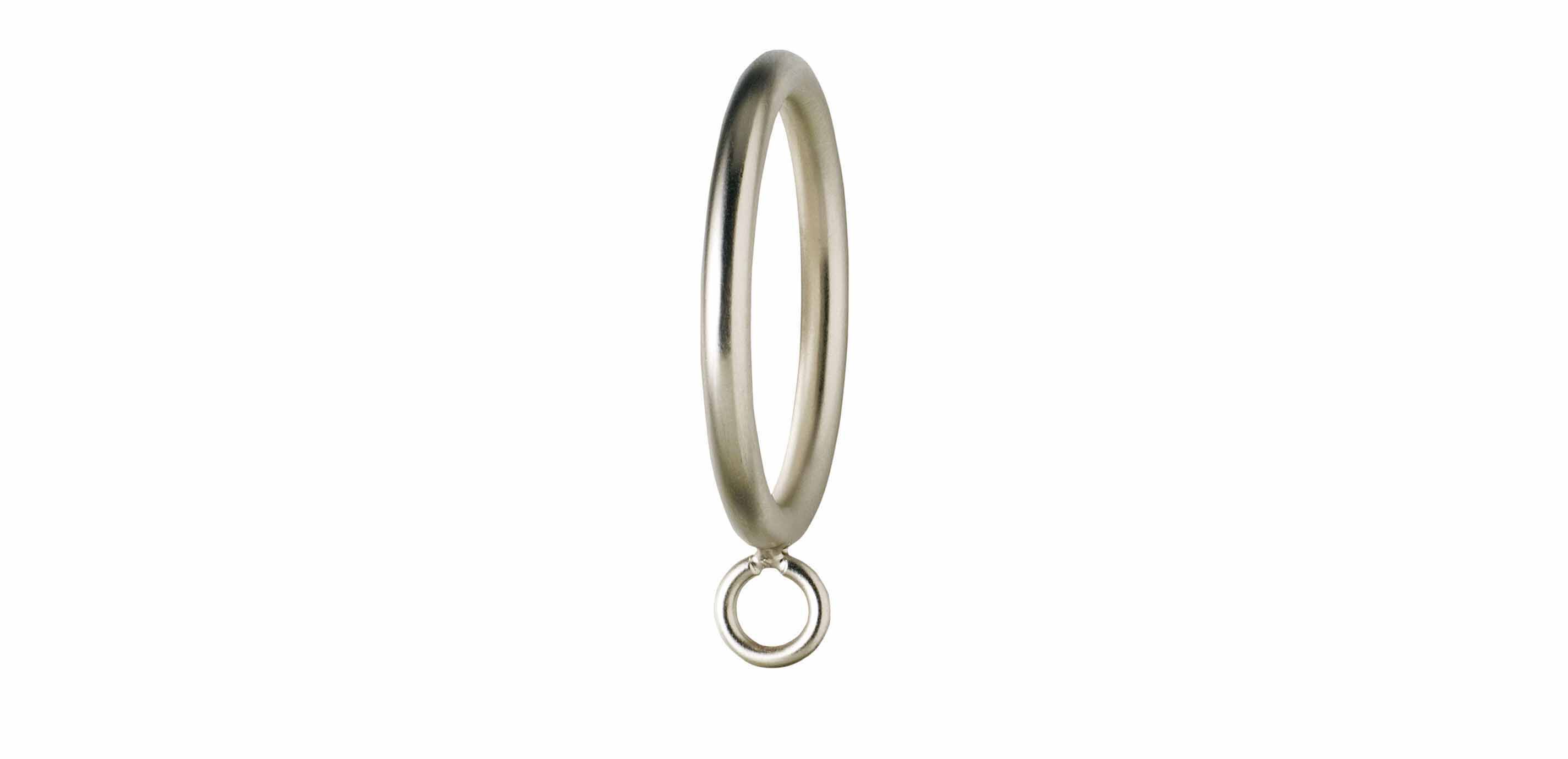 1" Metal Drapery Ring, Set of 7