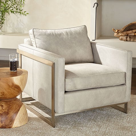 Ethan allen lounge chair sales