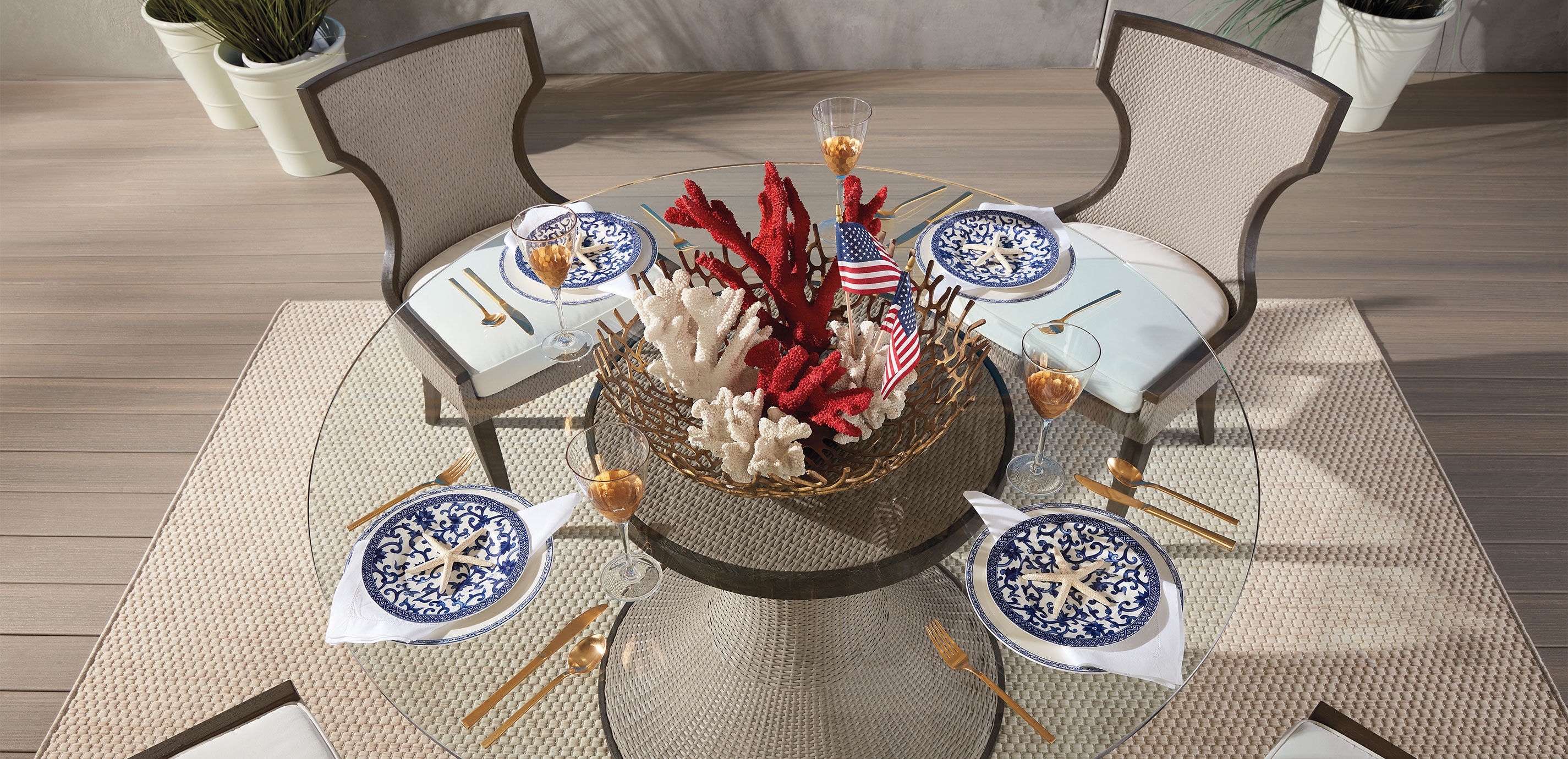 Somerly Round Pedestal Outdoor Dining Table_6