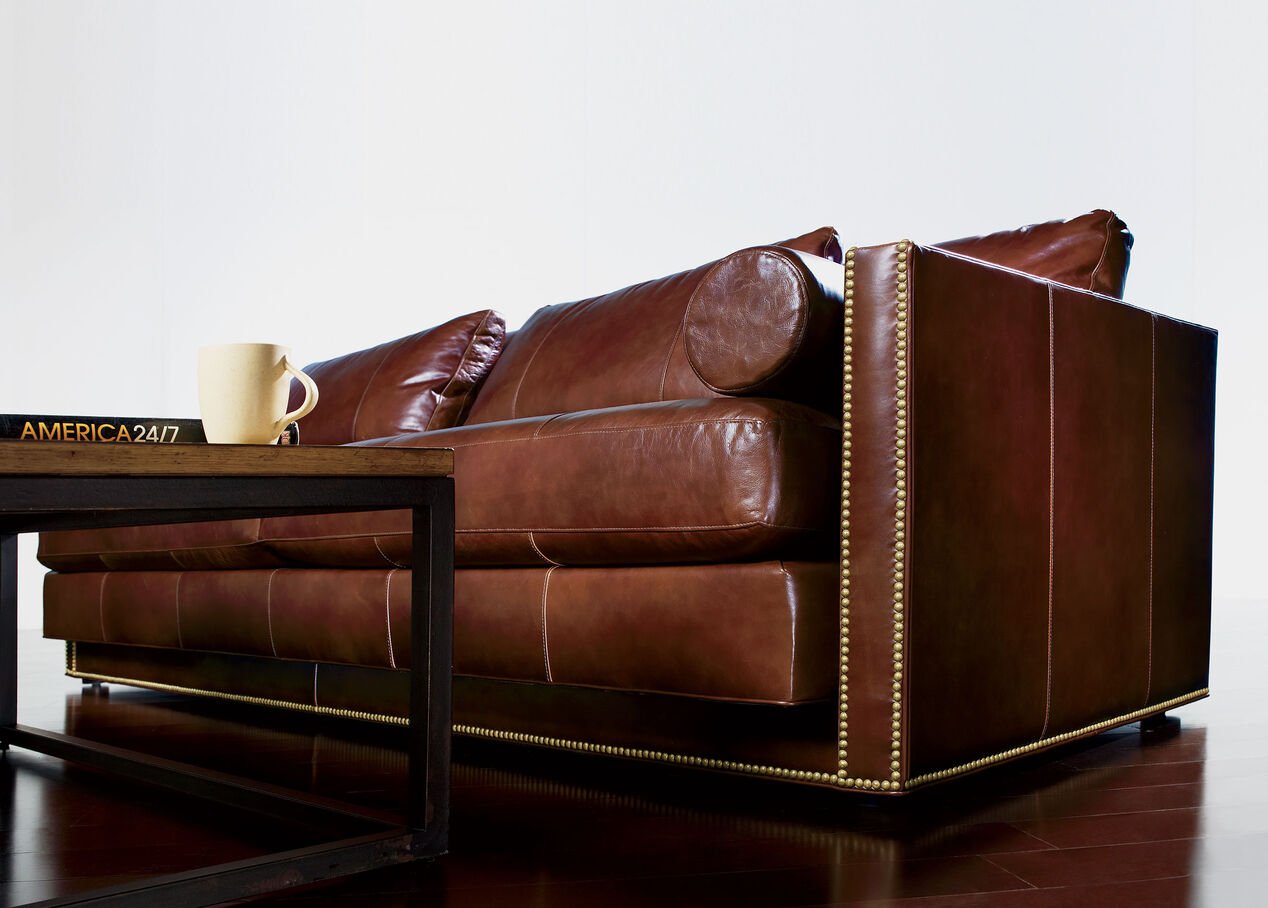 Abington Leather Sofa Sofas & Loveseats Ethan Allen