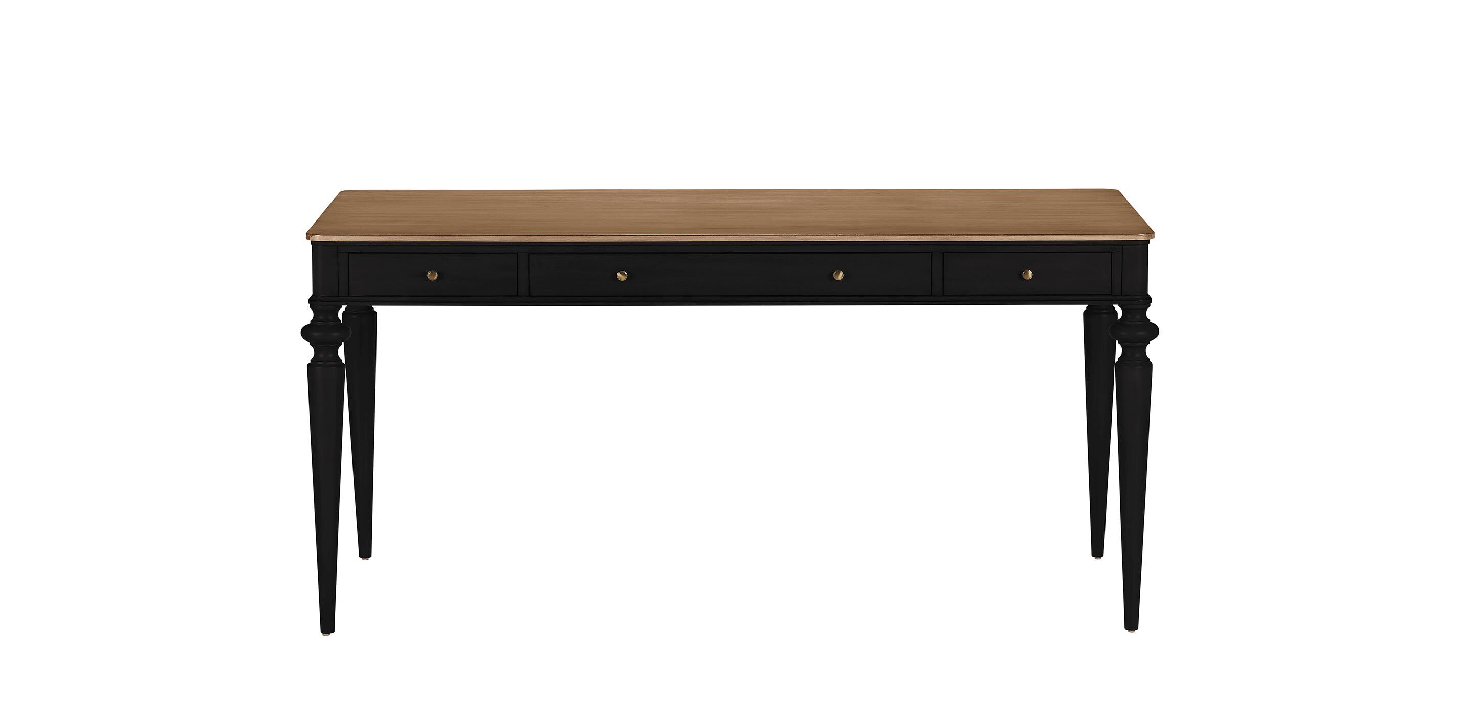 Custom Rounded-Corner Home Office Desk