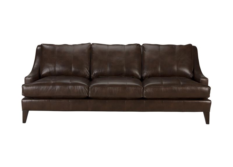 Emerson Leather Sofa, Quick Ship Sofas & Loveseats Ethan Allen