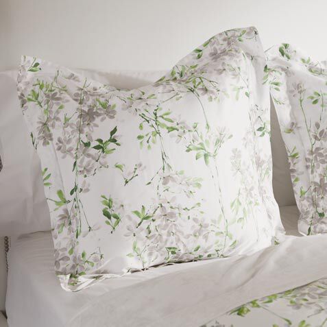 Details about   Ethan Allen "Gold-Green w/Floral Design" Standard Pillow Sham 