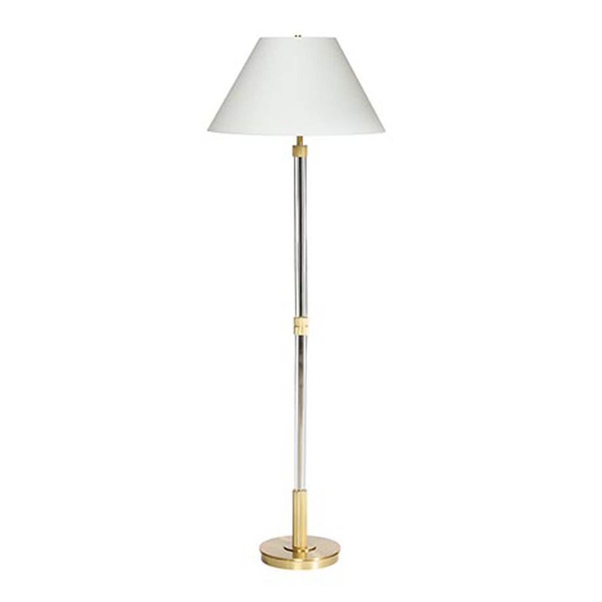 Turnbull Floor Lamp, Polished Brass