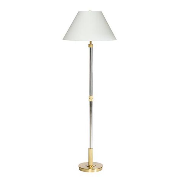 Turnbull Floor Lamp, Polished Brass