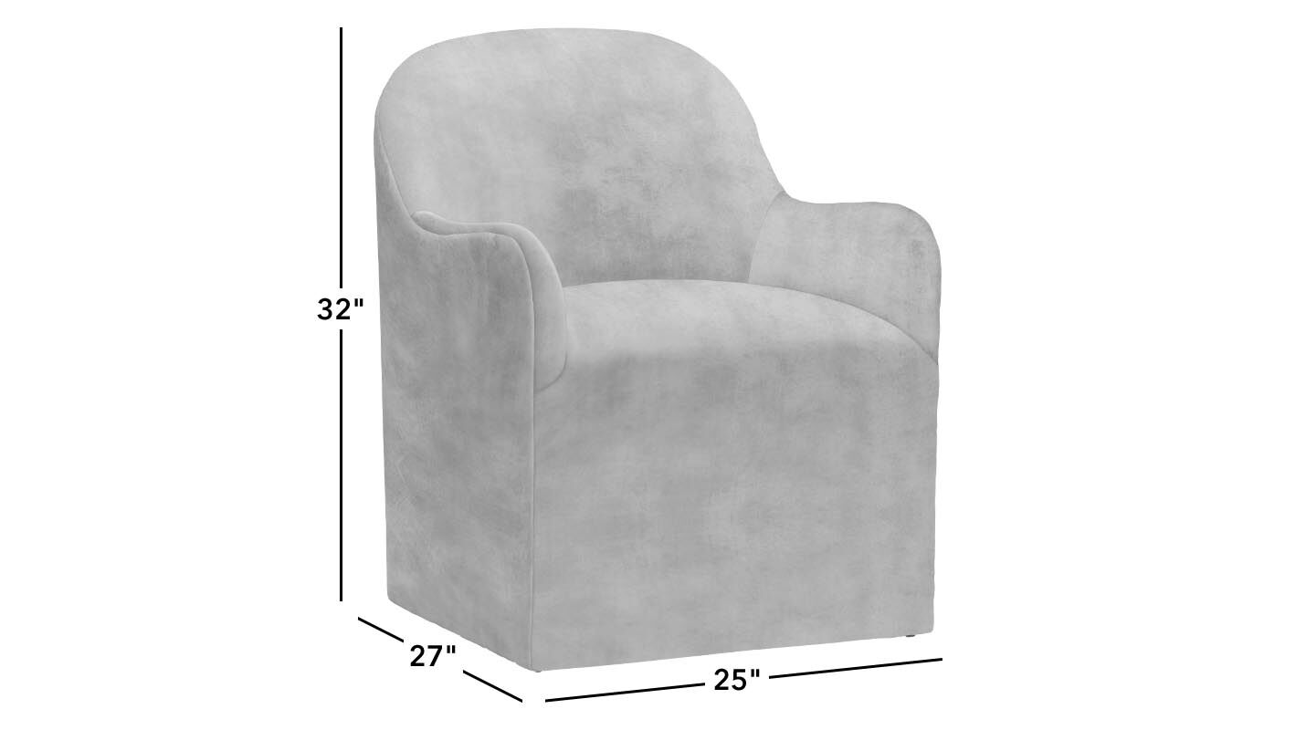 Dani Leather Modern Swivel Chair_2