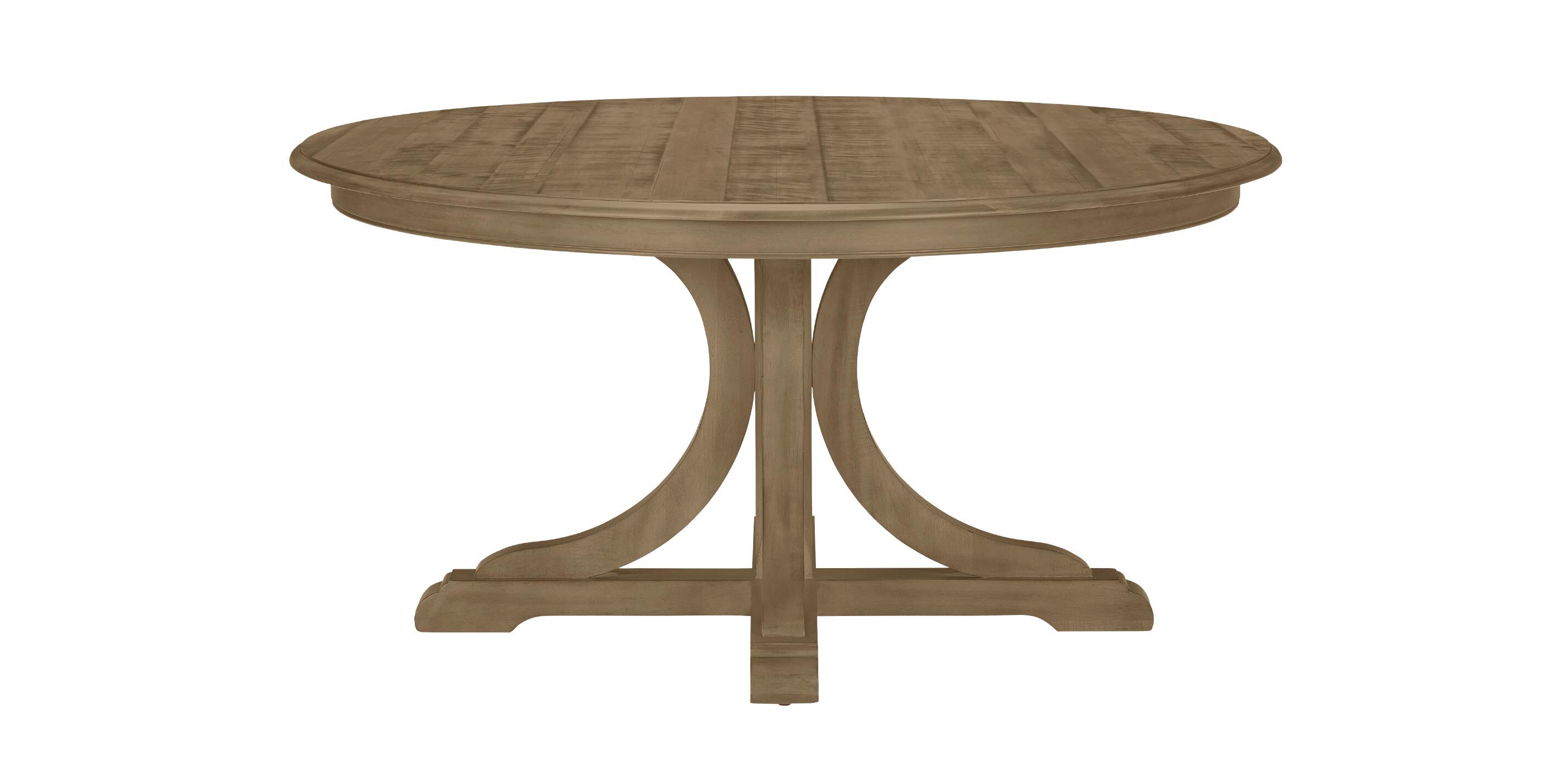 Corin Rough-Sawn Round Extension Dining Table