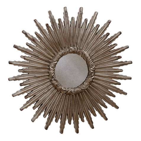 24" Silver Starburst Mirror image