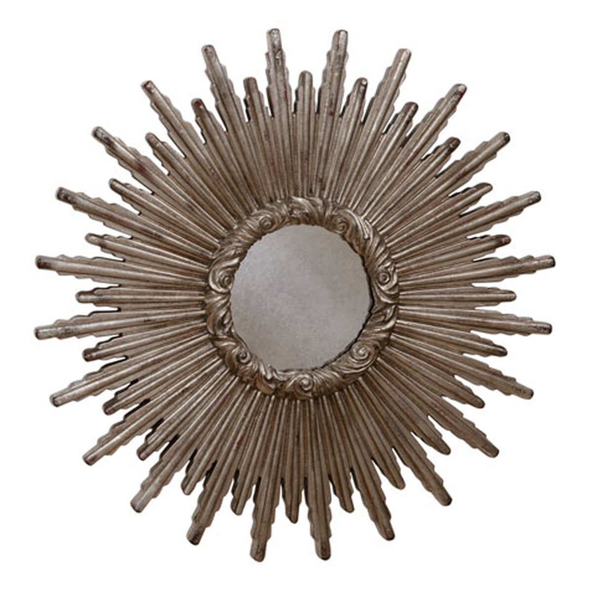 24" Silver Starburst Mirror