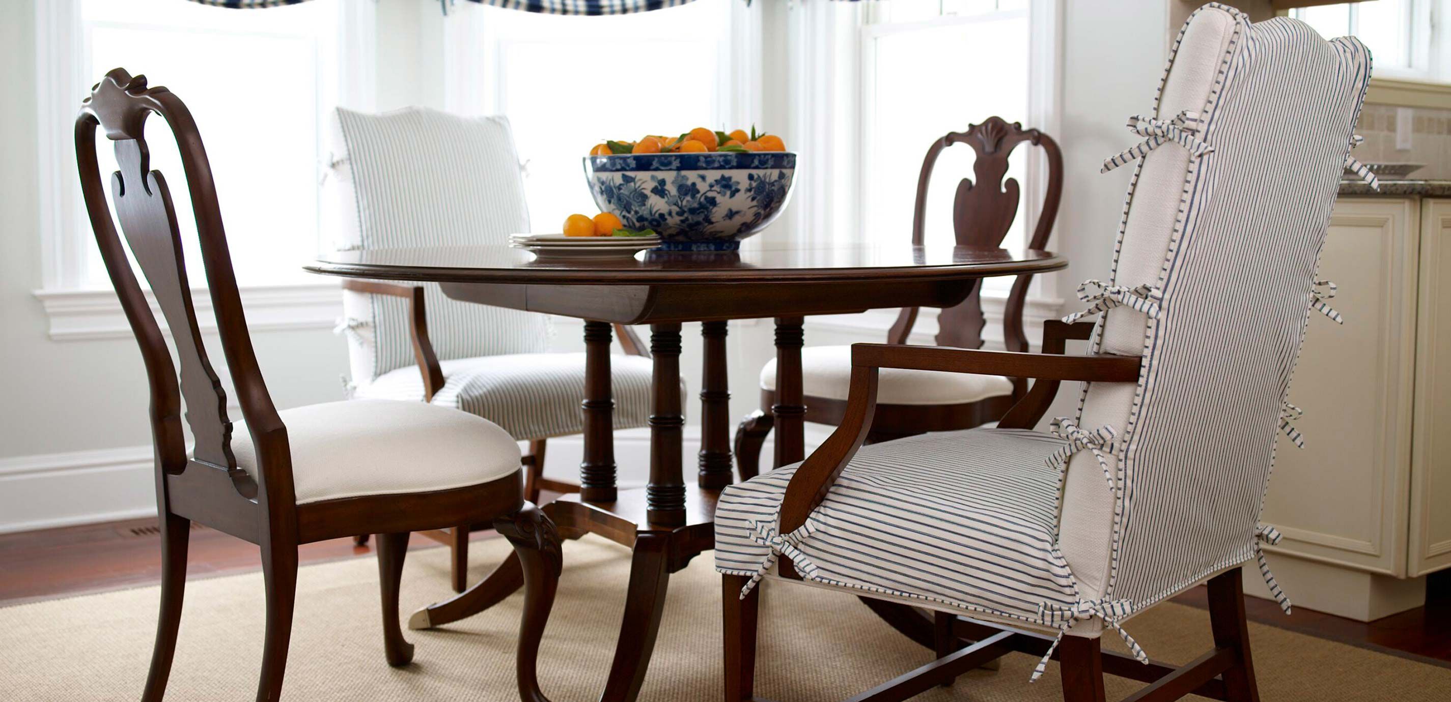 Martha washington chair slipcover top