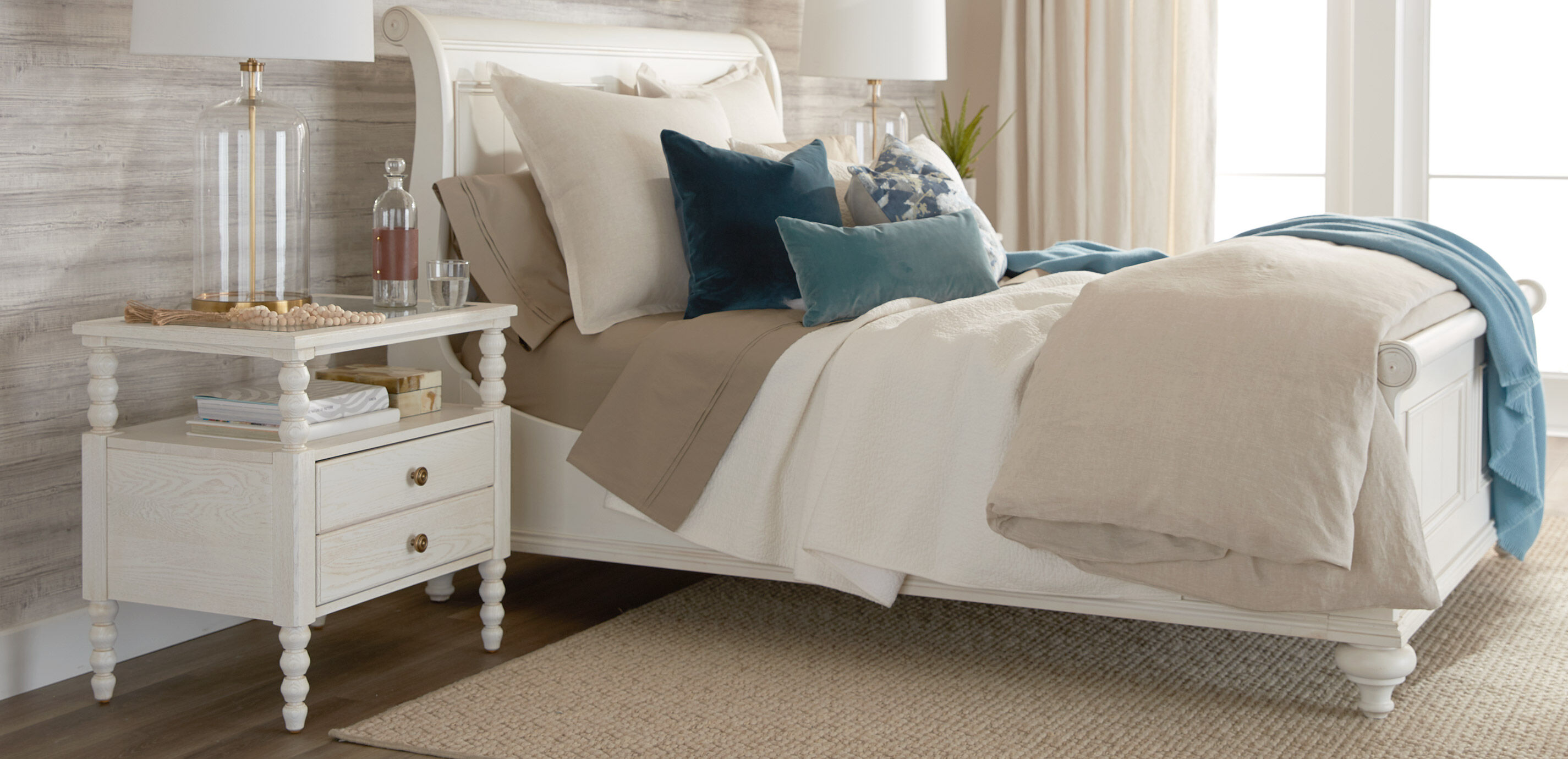 Pleated Percale Duvet Cover and Sham_6
