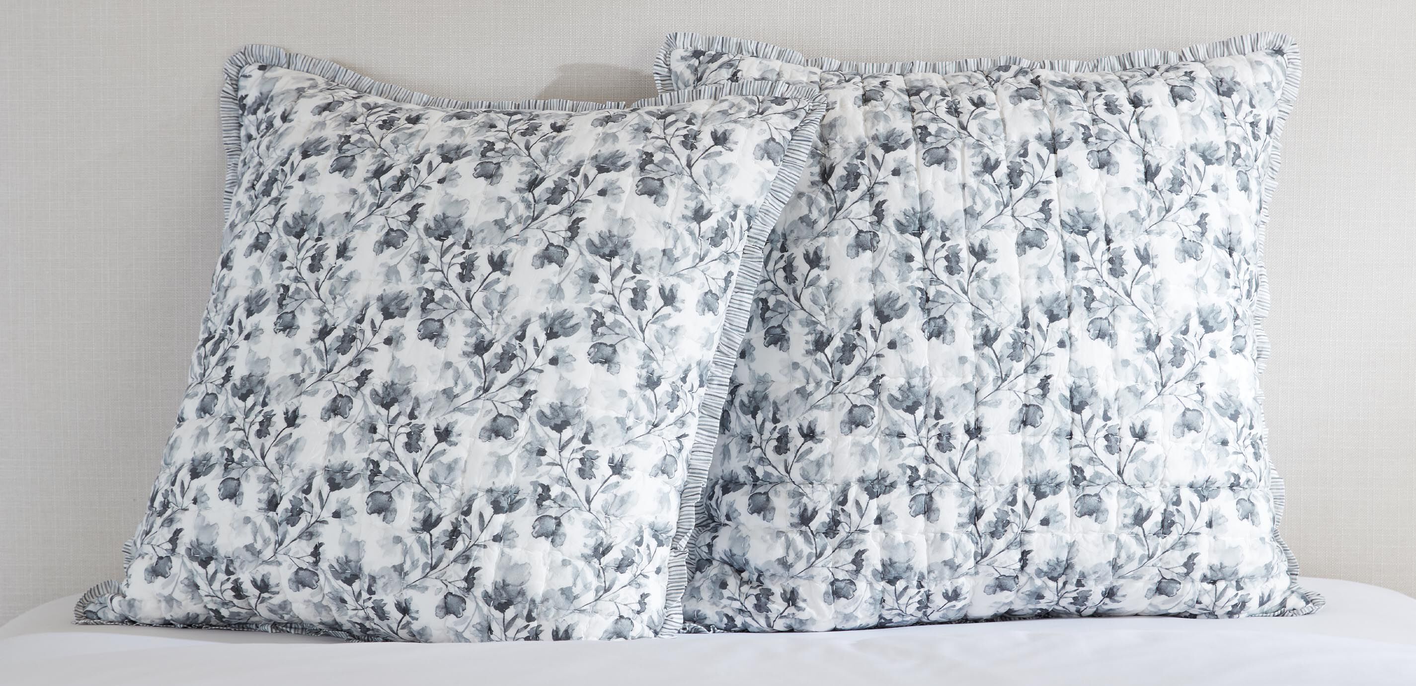 Watercolor Floral Euro Sham