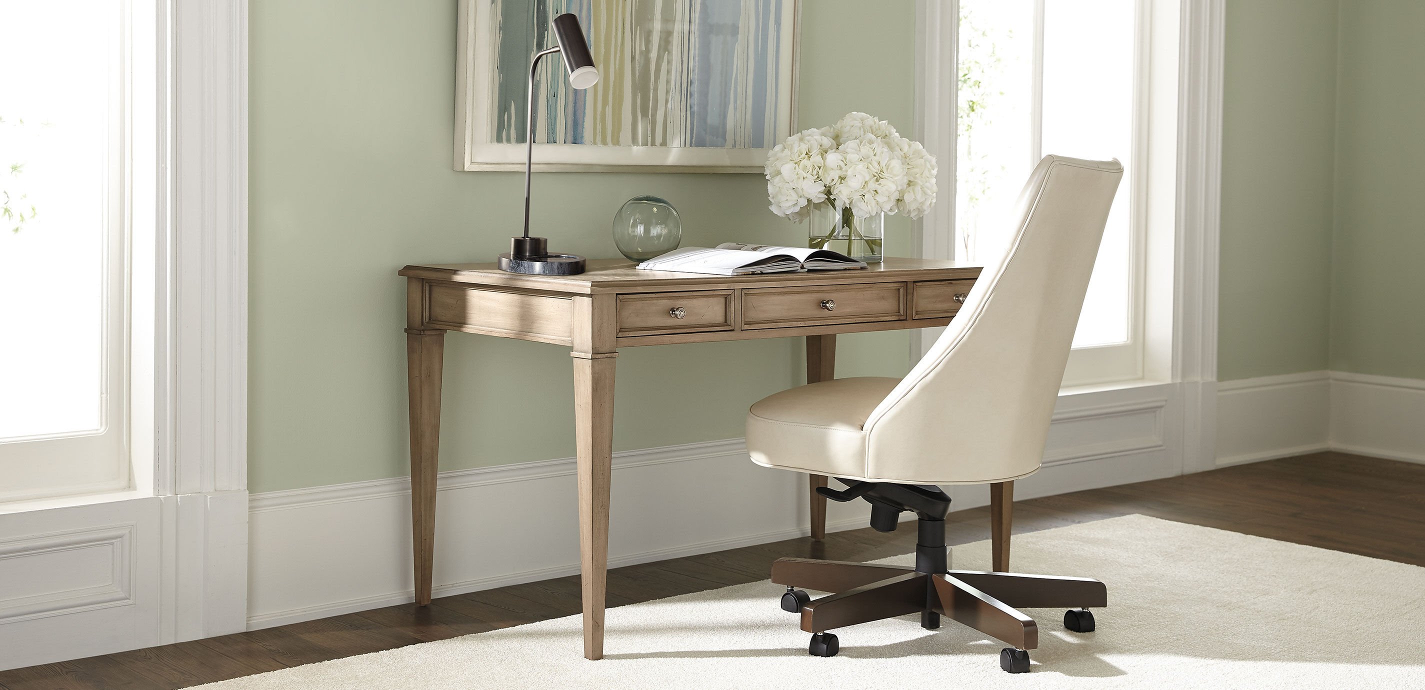 Custom Square-Corner Home Office Desk_7