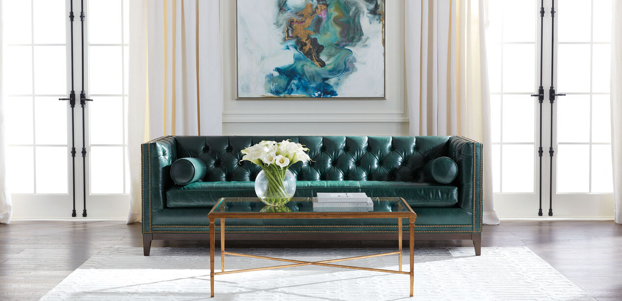 Anderson Leather Sofa Sofas & Loveseats Ethan Allen