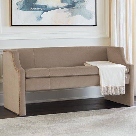 Samira Fully Upholstered Bench Product Tile Hover Image 207959