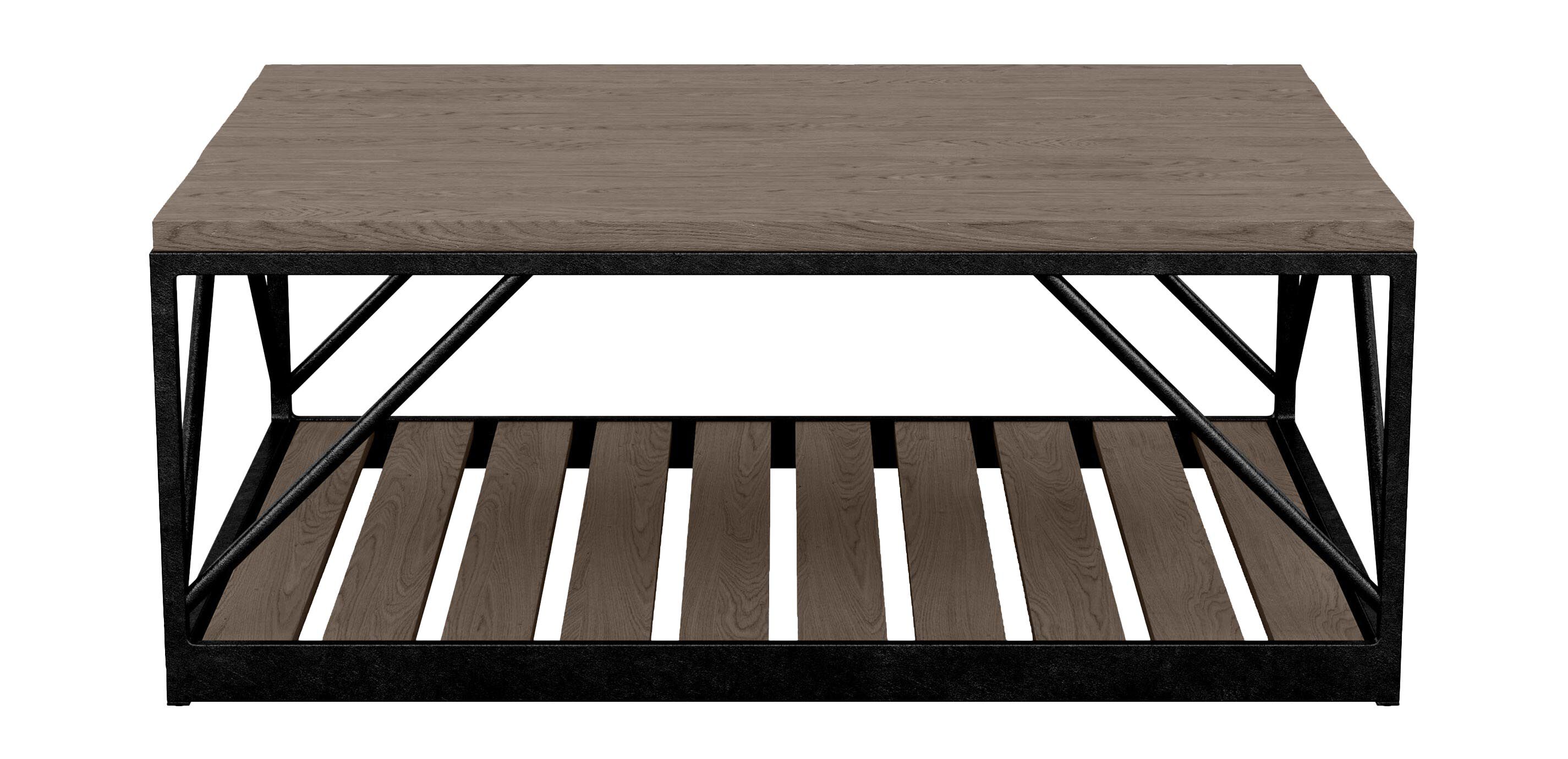 Beam Metal Base Coffee Table