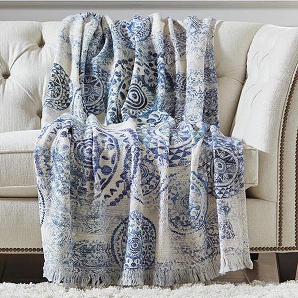 Washed Cotton Compass Throw