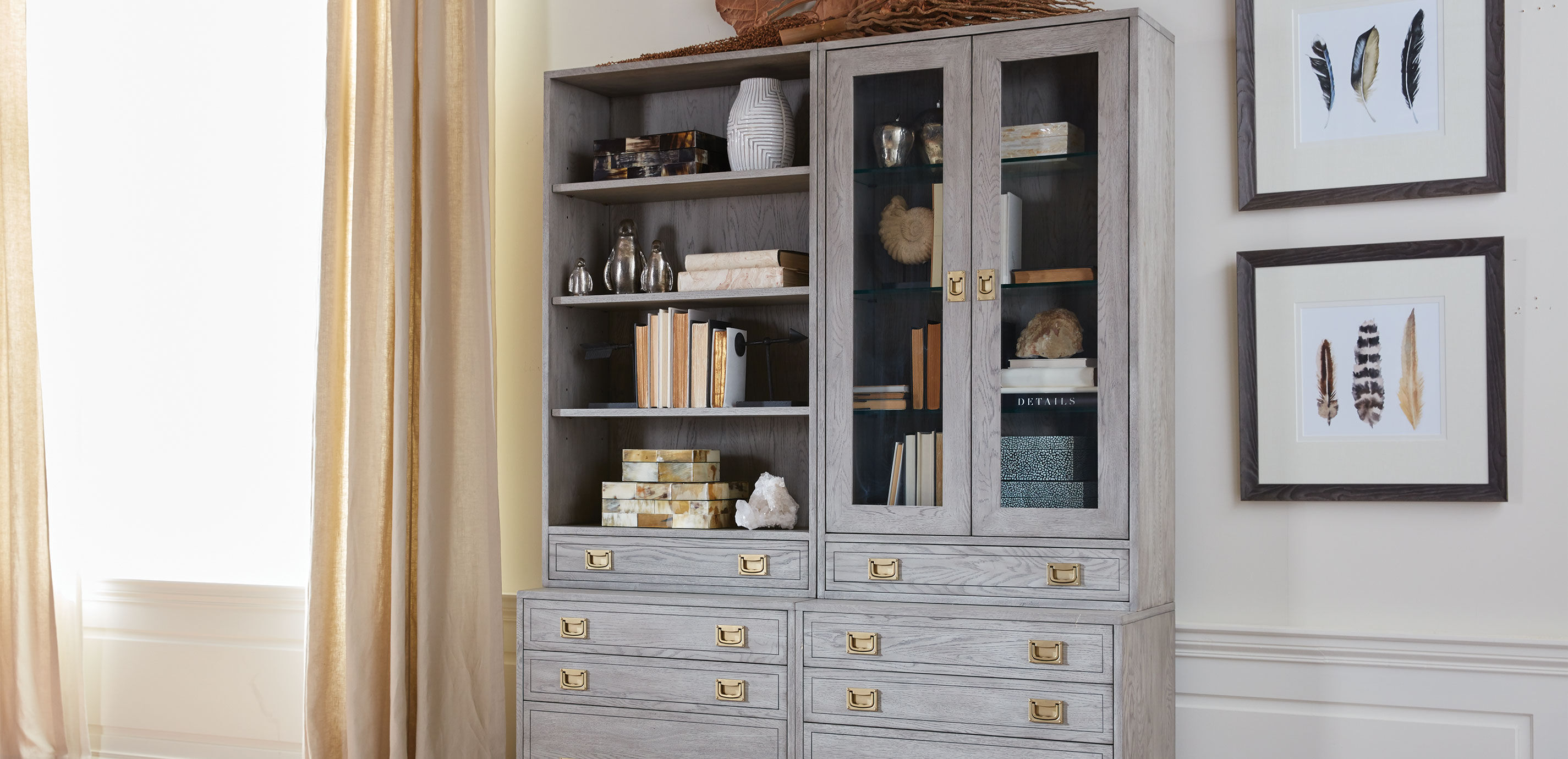 Single File Bookcase | Open Shelf Bookcase | Ethan Allen