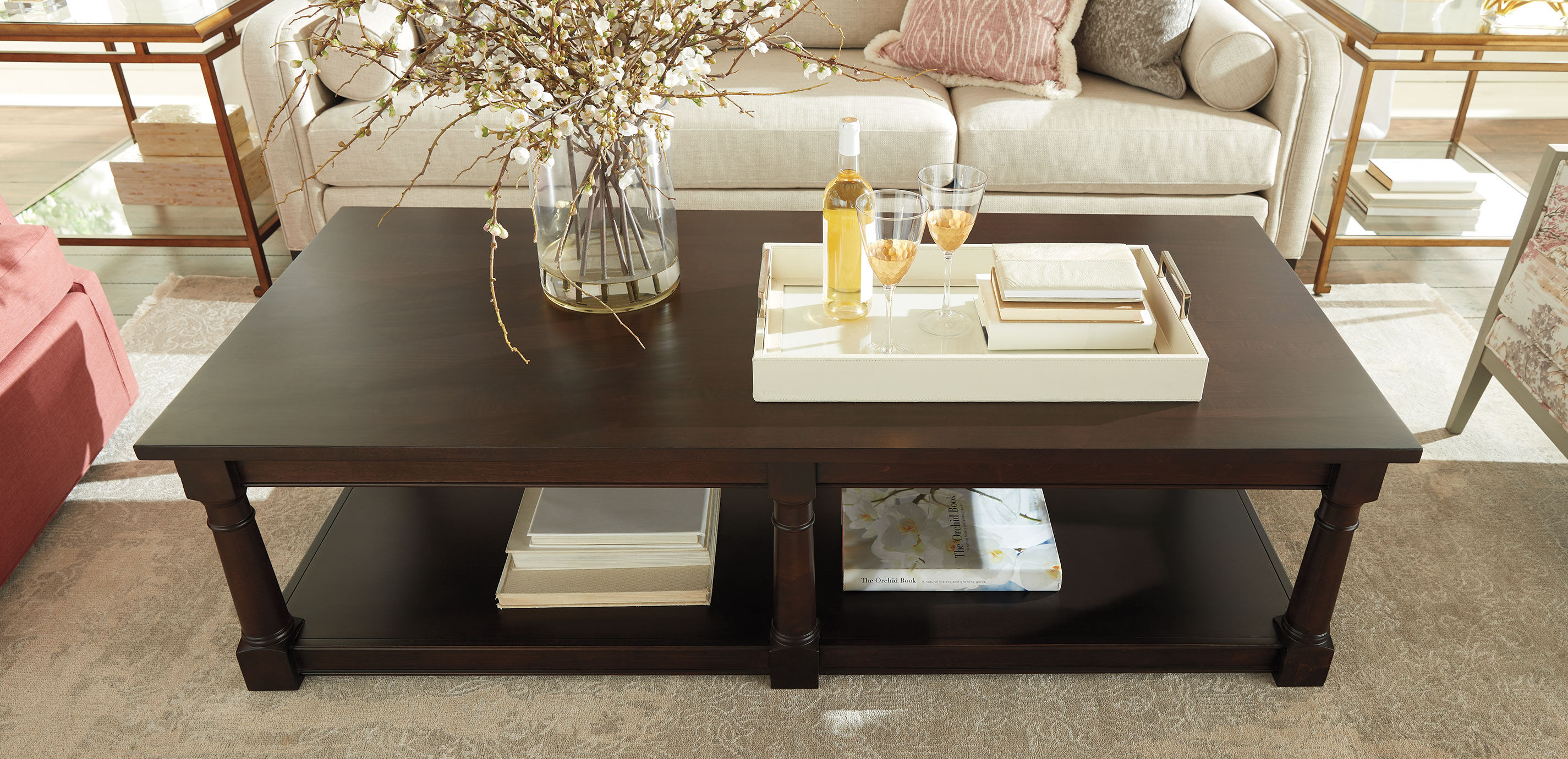 Leather trays for coffee tables discount