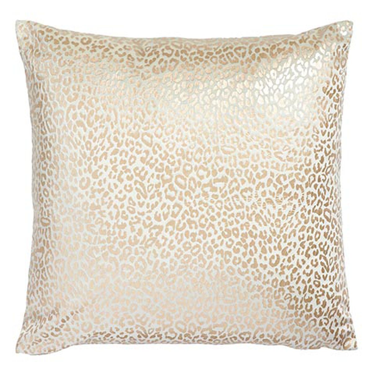 Gold Foil Leopard Velvet Pillow