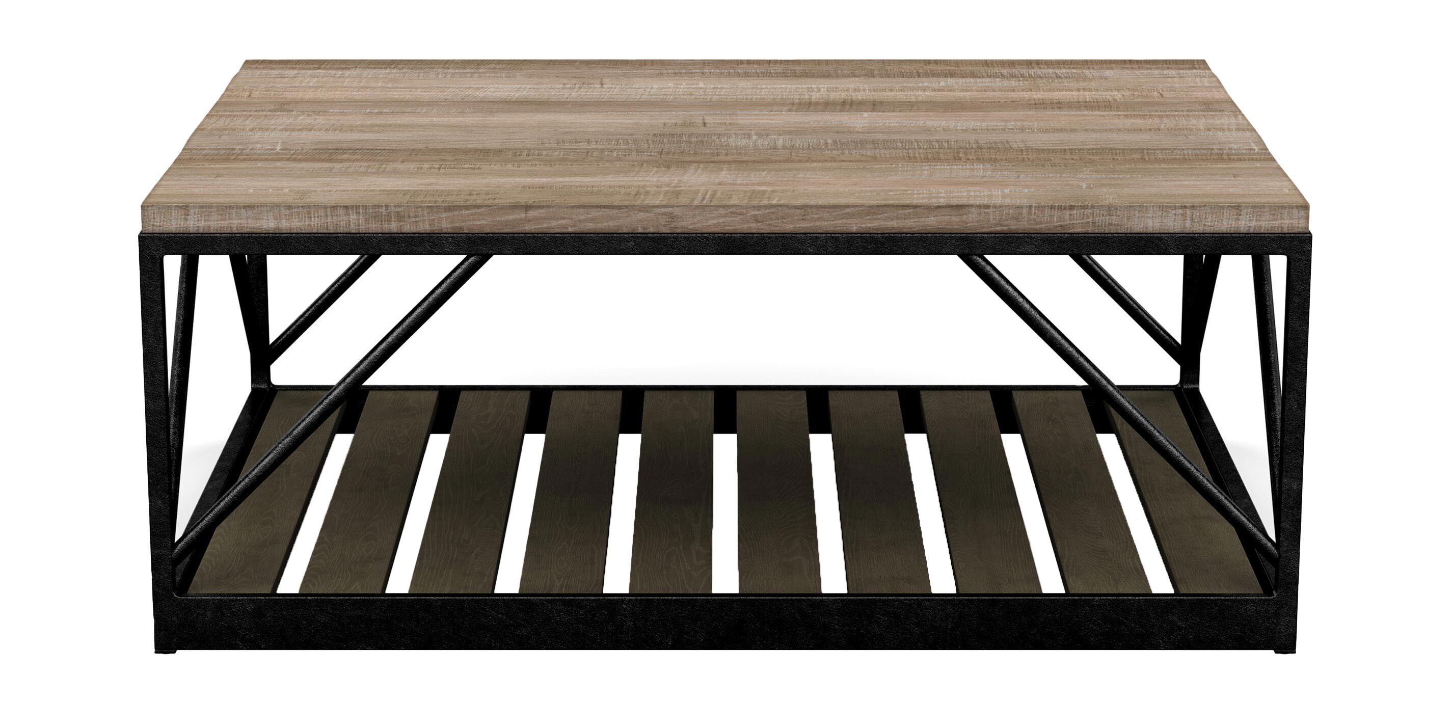 Beam Metal Base Coffee Table