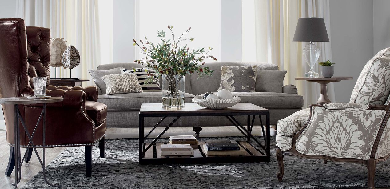 Beam Metal Base Coffee Table | Coffee Tables | Ethan Allen