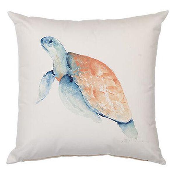 Sea Turtle Outdoor Pillow