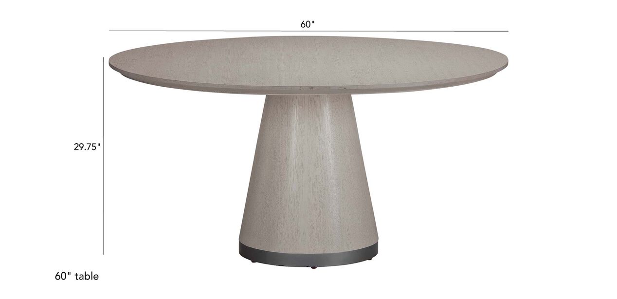 Gracedale Round Dining Table Oak, 48 Round Pedestal Dining Table