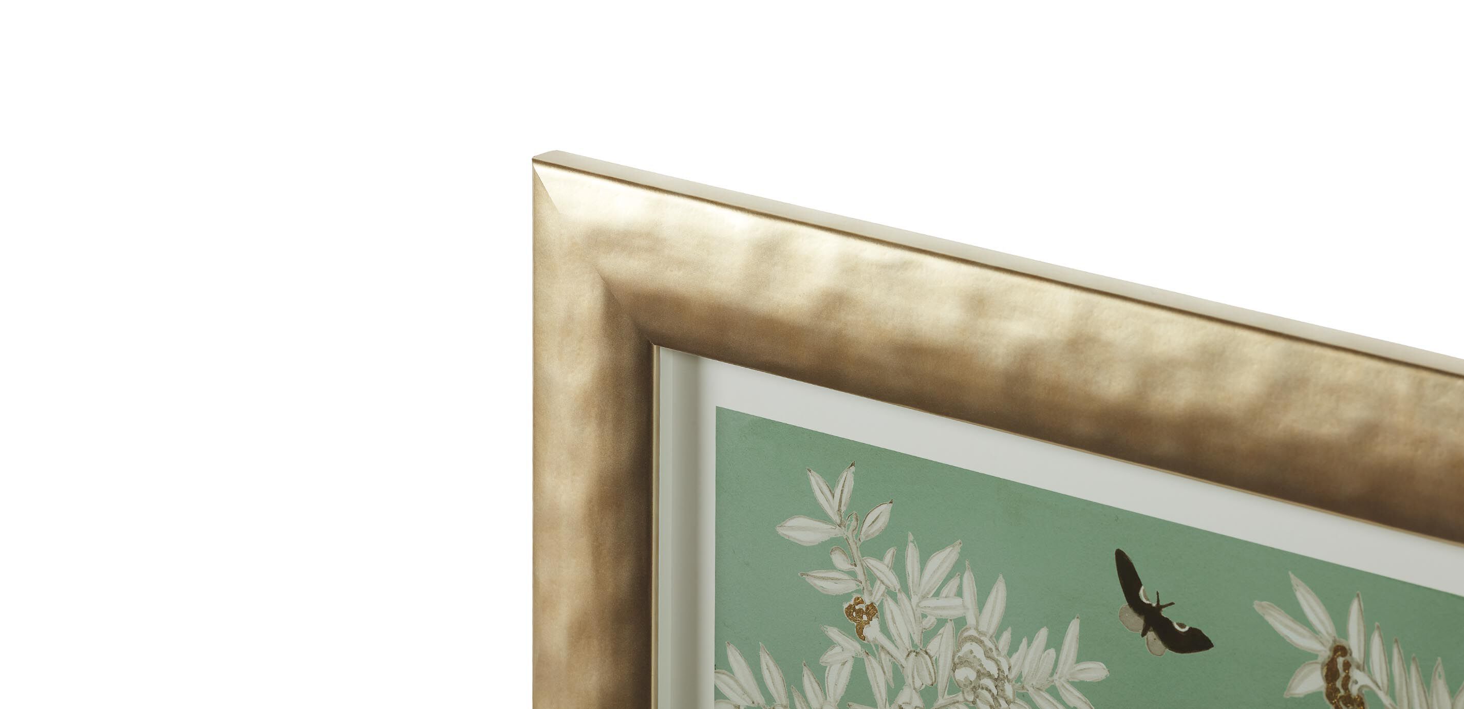 Gilded Green Chinoiserie Framed Art Print | Ethan Allen
