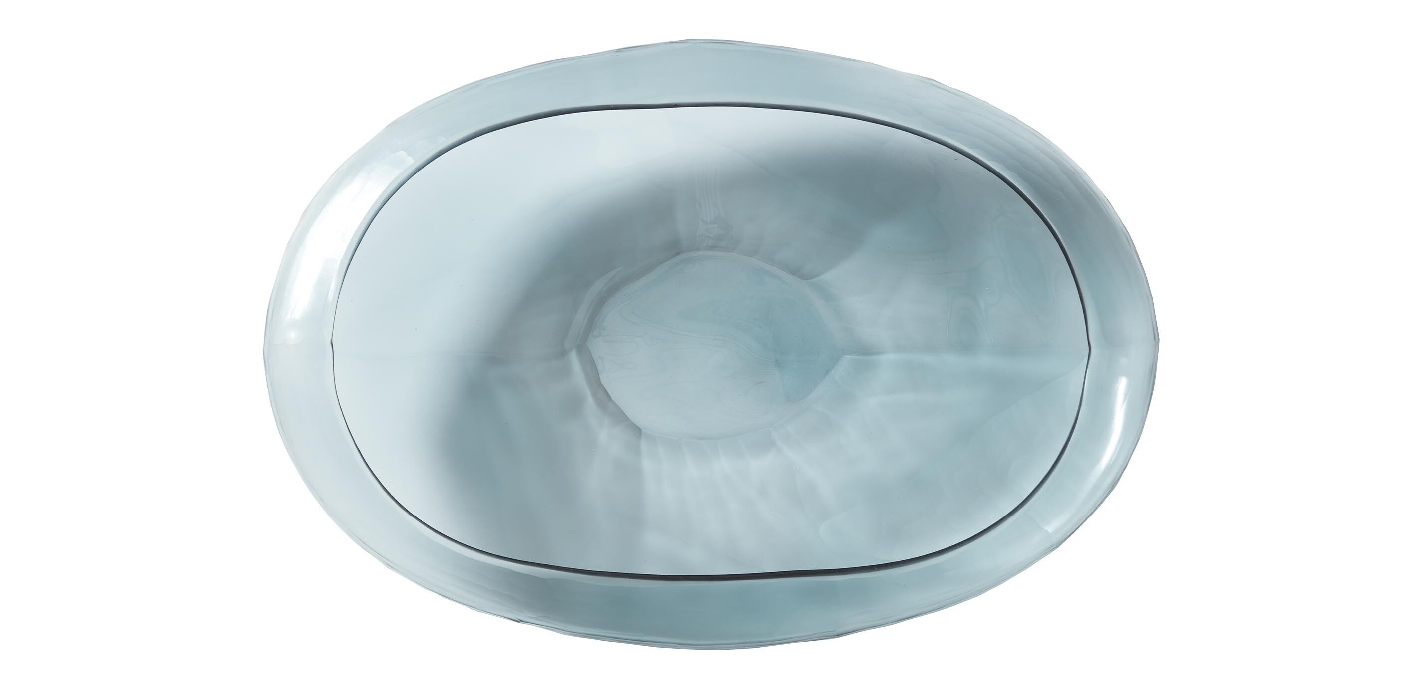 Blue-Gray Cut Glass Bowl_3