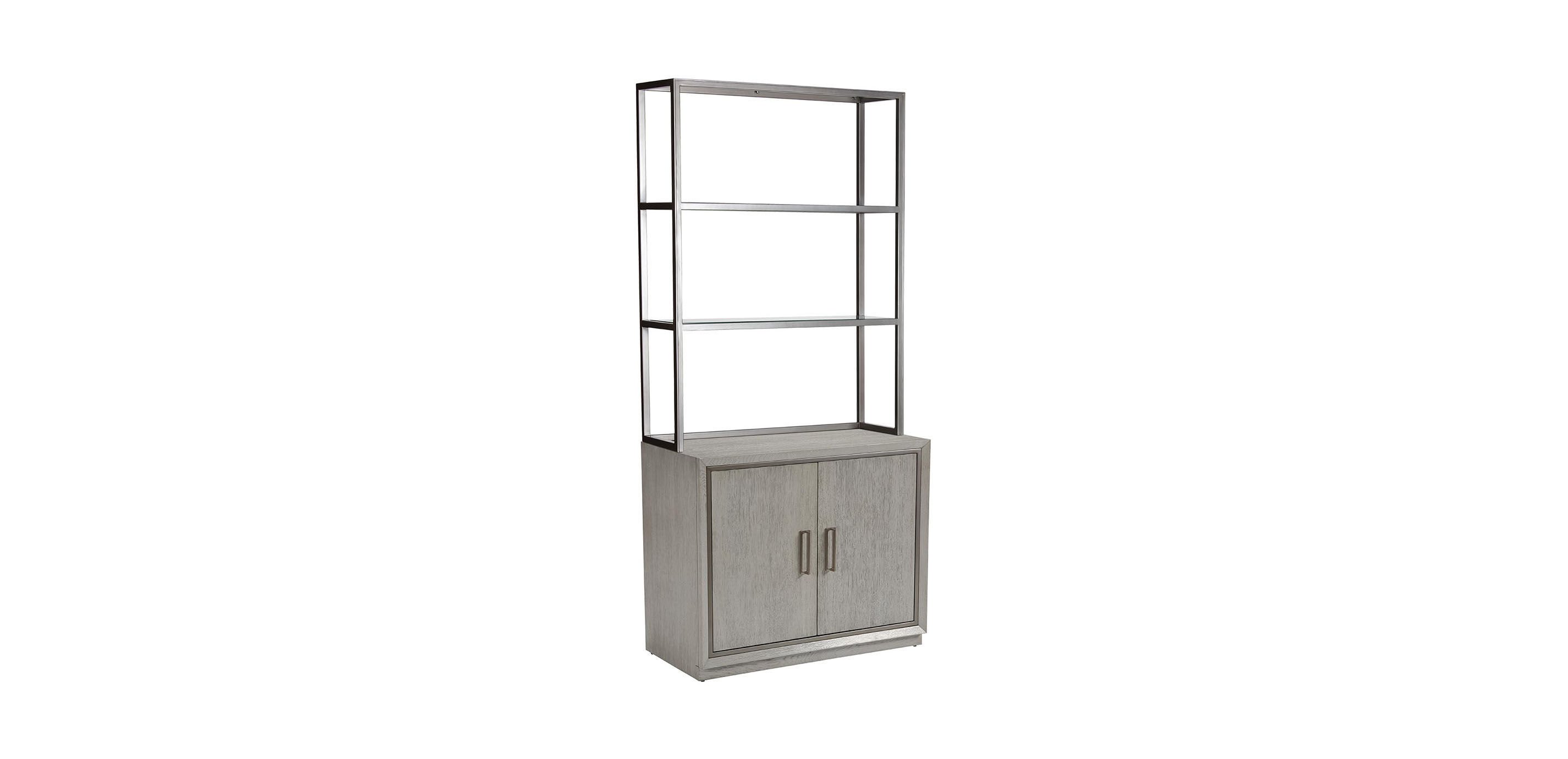 Faraday Two-Door Cabinet with Hutch_1