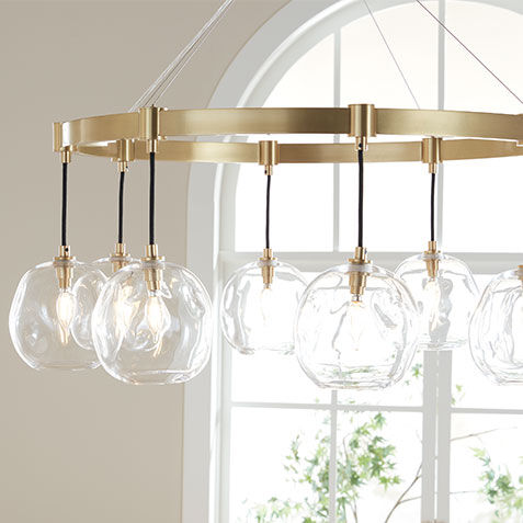 Levy Glass Globe Chandelier Product Tile Hover Image 093087   BRS