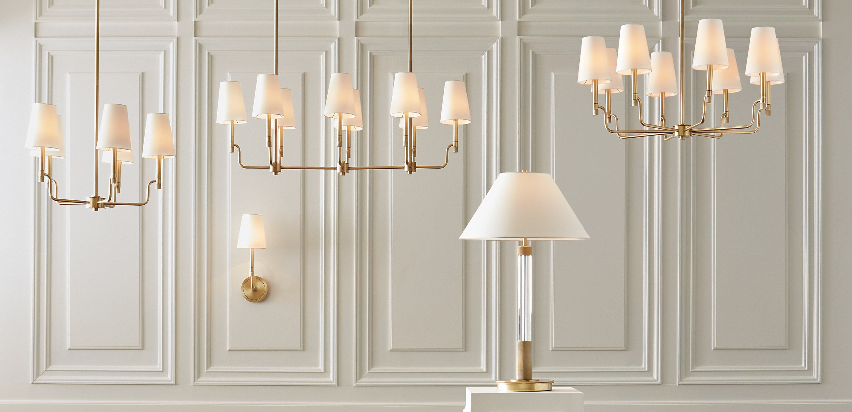 Turnbull Shaded Wall Sconce, Polished Brass_6