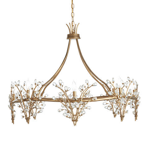 Clara 8-Light Round Crystal Chandelier image
